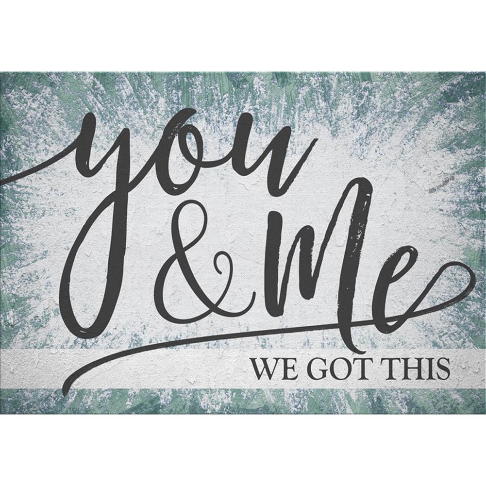 Lettre - peinture en diamant complet - 30x40cm