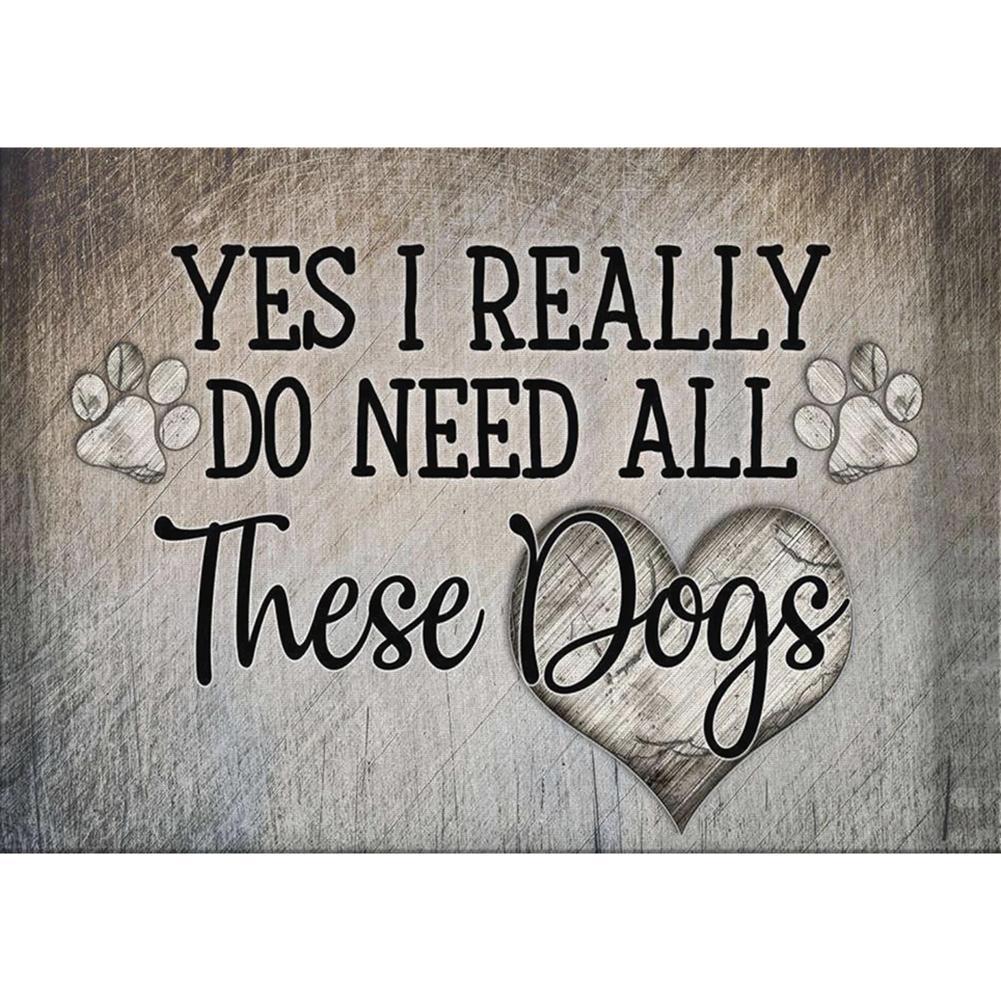 Lettre - peinture en diamant complet - 30x40cm