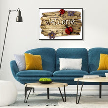 Charger l&#39;image dans la galerie, Bienvenue - peinture diamant - 40x30cm

