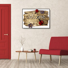 Charger l&#39;image dans la galerie, Bienvenue - peinture diamant - 40x30cm
