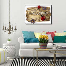 Charger l&#39;image dans la galerie, Bienvenue - peinture diamant - 40x30cm
