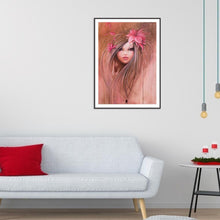 Charger l&#39;image dans la galerie, Fille - peinture complète de diamant - 40x30cm
