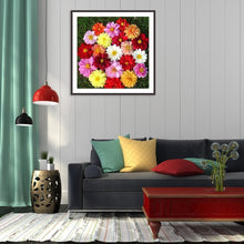 Charger l&#39;image dans la galerie, Fleur - peinture en diamant complet - 30x30cm
