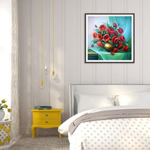 Charger l&#39;image dans la galerie, Fleur - peinture en diamant complet - 30x30cm
