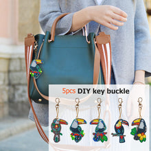 Charger l&#39;image dans la galerie, 5pièces Toucan DIY Porte-clés
