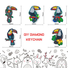 Charger l&#39;image dans la galerie, 5pièces Toucan DIY Porte-clés
