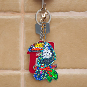 5pièces Toucan DIY Porte-clés