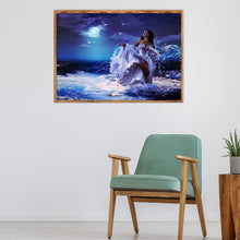 Charger l&#39;image dans la galerie, Danse avec de l’eau - peinture en diamant complet - 40x30cm
