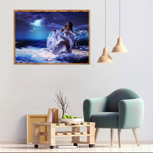 Charger l&#39;image dans la galerie, Danse avec de l’eau - peinture en diamant complet - 40x30cm
