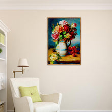 Charger l&#39;image dans la galerie, Fleurs fraîches - peinture en diamant complet - 30x40cm
