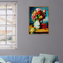 Charger l&#39;image dans la galerie, Fleurs fraîches - peinture en diamant complet - 30x40cm
