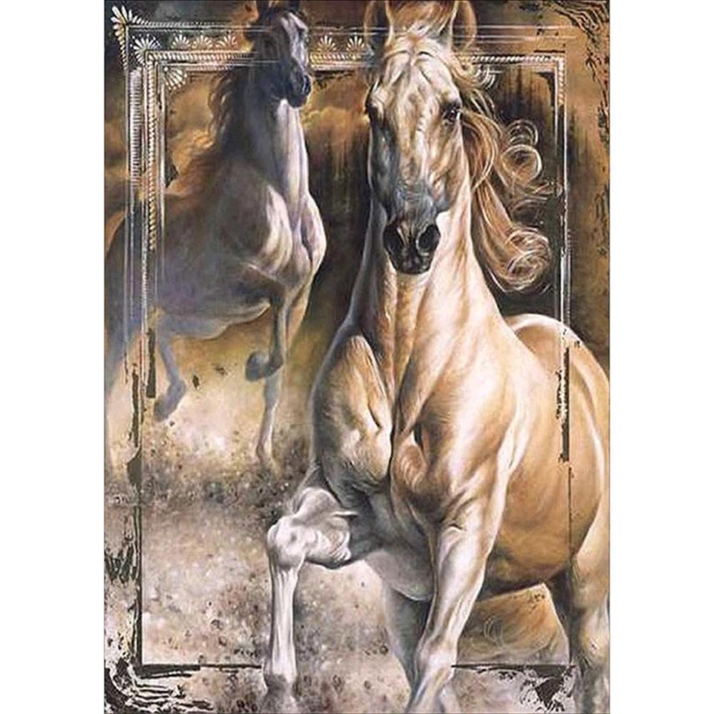 Cheval - peinture en diamant complet - 30x40cm