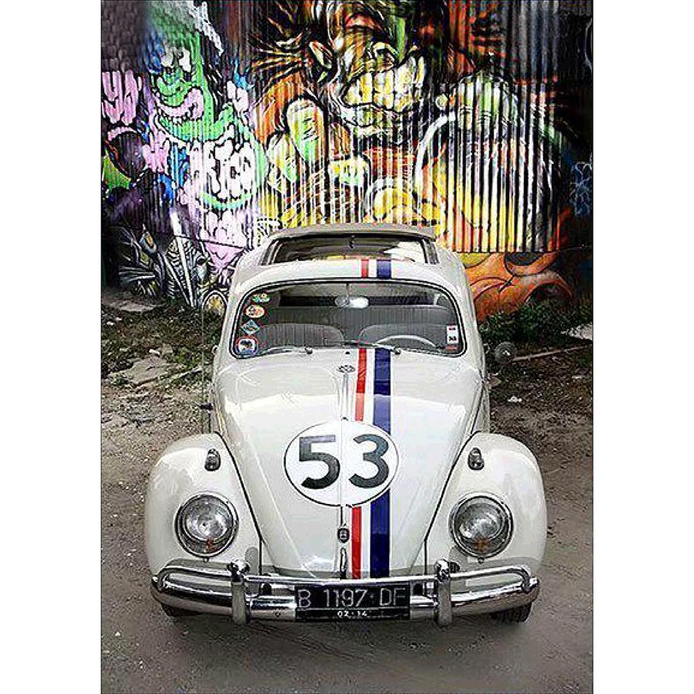 Voiture - peinture en diamant complet - 30x40cm