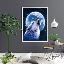 Charger l&#39;image dans la galerie, Loups - peinture en diamant complet - 30x40cm
