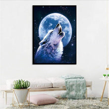 Charger l&#39;image dans la galerie, Loups - peinture en diamant complet - 30x40cm
