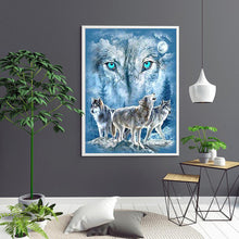Charger l'image dans la galerie, Loups - peinture en diamant complet - 30x40cm
