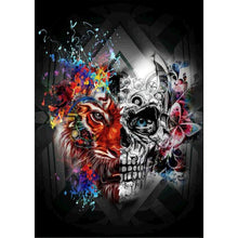 Charger l&#39;image dans la galerie, Crâne - peinture en diamant complet - 30x40cm
