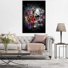 Charger l&#39;image dans la galerie, Crâne - peinture en diamant complet - 30x40cm
