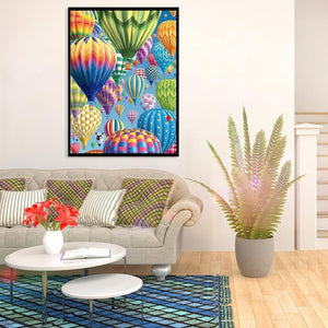 Ballon à air - peinture en diamant complet - 30x40cm