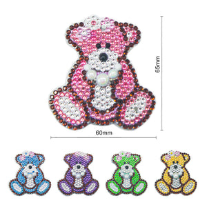5pièces Petit ours DIY Porte-clés