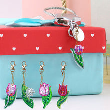 Charger l&#39;image dans la galerie, 5pièces Des roses DIY Porte-clés
