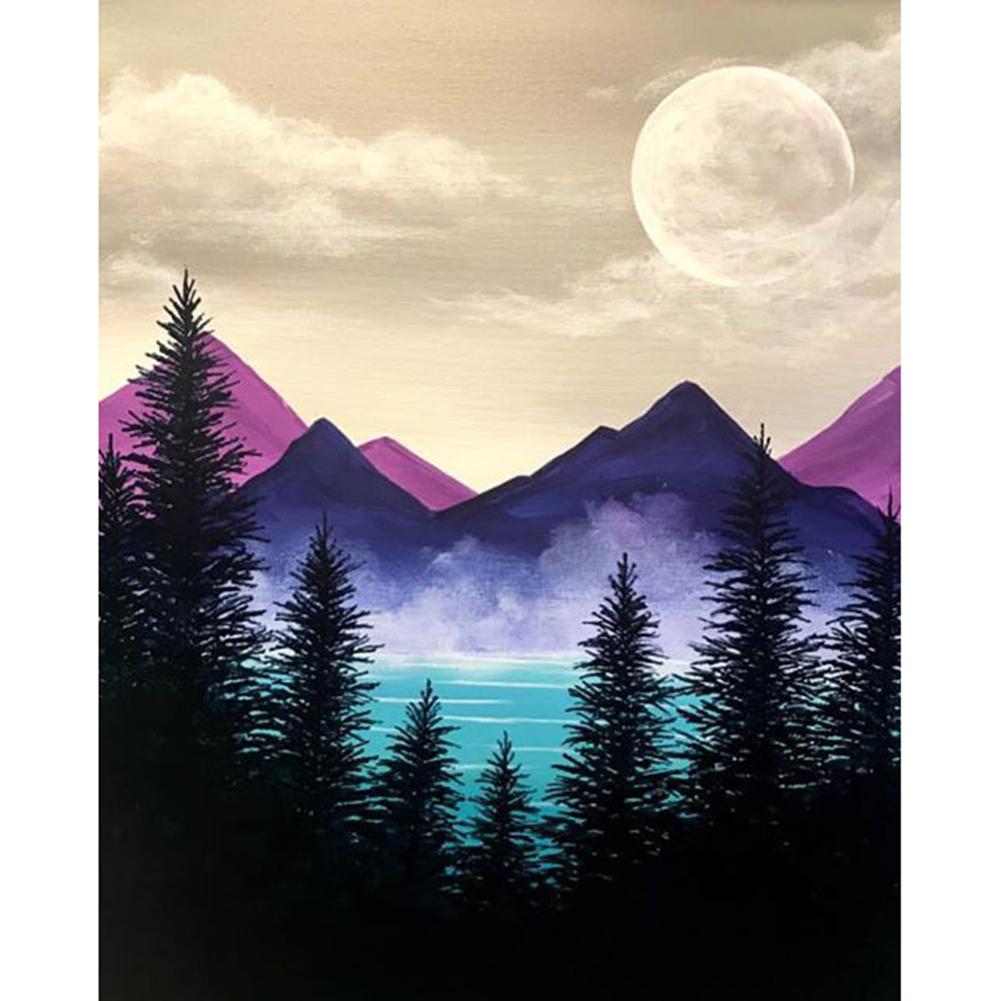 Rivière de montagne - peinture complète de diamant - 30x40cm
