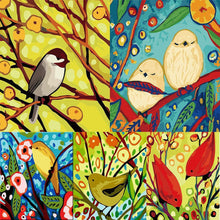 Charger l&#39;image dans la galerie, Oiseaux - diamant rond complet - 30x30cm
