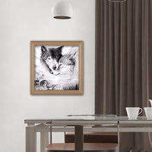 Charger l&#39;image dans la galerie, Loups - peinture en diamant complet - 30x40cm
