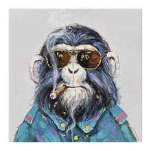 Charger l&#39;image dans la galerie, Orang-outan - diamant rond complet - 30x30cm
