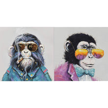 Charger l&#39;image dans la galerie, Orang-outan - diamant rond complet - 30x30cm
