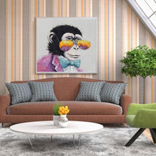 Charger l&#39;image dans la galerie, Orang-outan - diamant rond complet - 30x30cm
