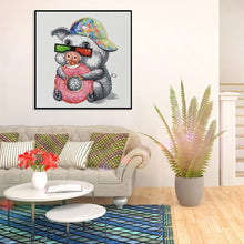 Charger l&#39;image dans la galerie, Porc frais - diamant rond complet - 30x30cm
