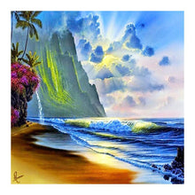 Charger l&#39;image dans la galerie, Ornements d’aube - diamant rond complet - 30x30cm
