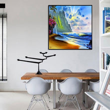 Charger l&#39;image dans la galerie, Ornements d’aube - diamant rond complet - 30x30cm
