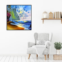 Charger l&#39;image dans la galerie, Ornements d’aube - diamant rond complet - 30x30cm
