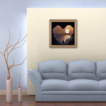 Charger l&#39;image dans la galerie, Montagne de coeur - peinture complète de diamant - 30x30cm
