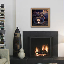 Charger l&#39;image dans la galerie, Tasse lune - peinture en diamant complet - 30x30cm
