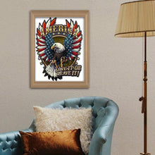 Charger l&#39;image dans la galerie, Aigle coloré - peinture complète de diamant - 30x40cm
