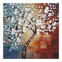 Charger l&#39;image dans la galerie, Fleur bloom - diamant rond complet - 30x30cm
