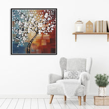 Charger l&#39;image dans la galerie, Fleur bloom - diamant rond complet - 30x30cm
