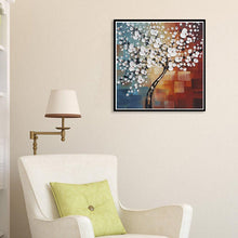 Charger l&#39;image dans la galerie, Fleur bloom - diamant rond complet - 30x30cm
