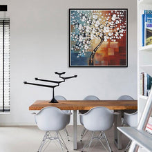 Charger l&#39;image dans la galerie, Fleur bloom - diamant rond complet - 30x30cm
