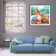 Charger l&#39;image dans la galerie, Enfants - peinture en diamant complet - 30x30cm
