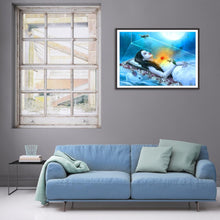 Charger l&#39;image dans la galerie, Beauté de glace - peinture complète de diamant - 40x30cm
