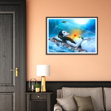 Charger l&#39;image dans la galerie, Beauté de glace - peinture complète de diamant - 40x30cm
