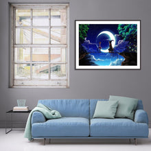 Charger l&#39;image dans la galerie, Amis rencontrent - peinture diamant - 40x30cm
