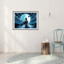 Charger l&#39;image dans la galerie, Ange d’aile pliant - peinture complète de diamant - 40x30cm
