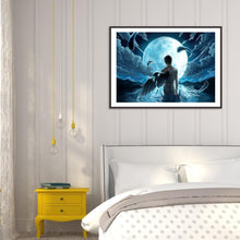 Charger l&#39;image dans la galerie, Ange d’aile pliant - peinture complète de diamant - 40x30cm
