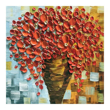 Charger l&#39;image dans la galerie, Fleur d’huile - diamant rond complet - 30x30cm
