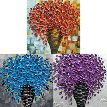 Charger l&#39;image dans la galerie, Fleur d’huile - diamant rond complet - 30x30cm
